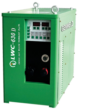 GENWELD LWC-630D Gas Shielded Welding Machine with Soft Switching Technology and Current/Voltage Pre-Display for Stable Welding Process